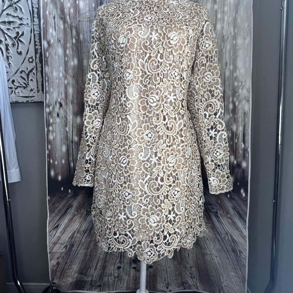 Long sleeve mini dress